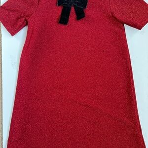 H&M Red and Black Formal Dress with Elegant Design